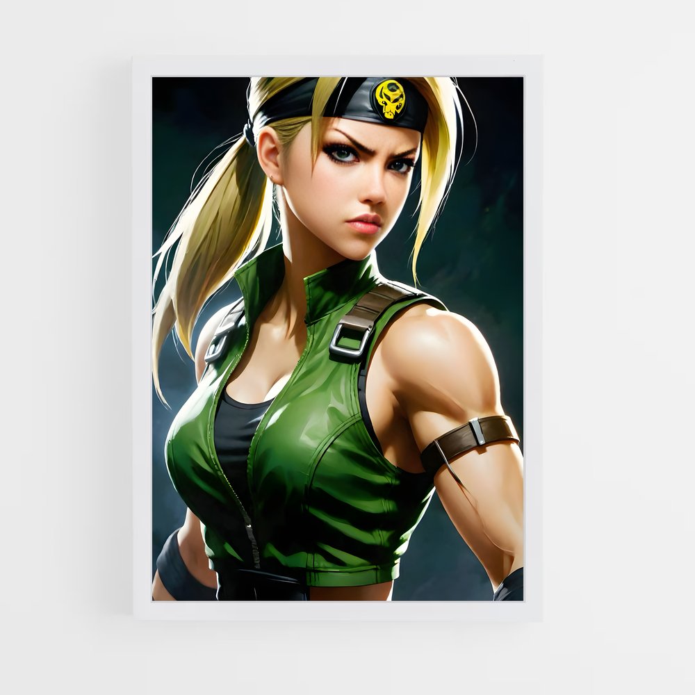 Poster Sonya Blade: Femme Fatale – affiche Mortal kombat (vue 3)